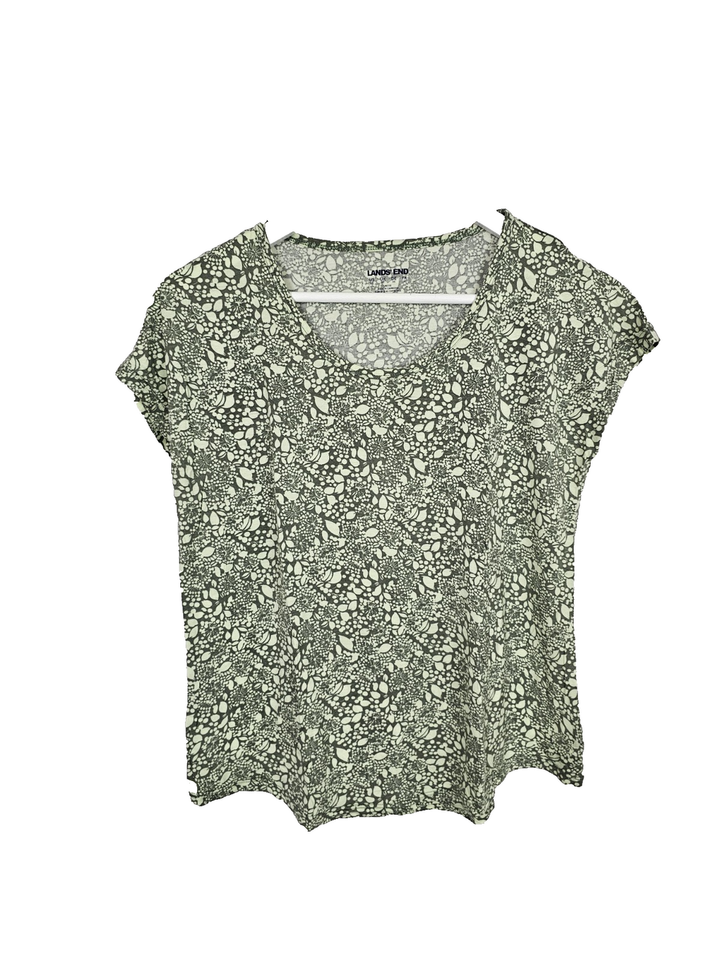 EK8344 Damen Bluse von Lands End, Grün, Gr. Xs0