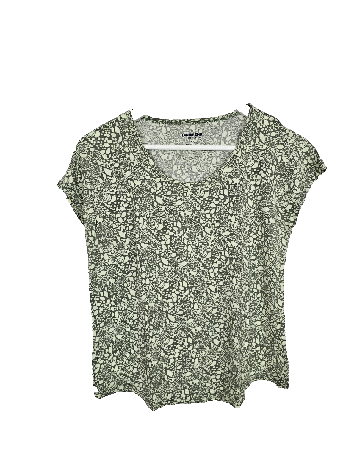 EK8344 Damen Bluse von Lands End, Grün, Gr. Xs0