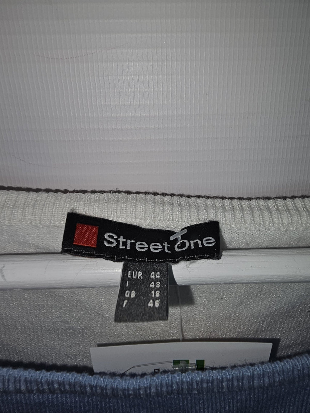 EK7623 Damen Sweatshirt von Street One, Blau/weiß, Gr. 442