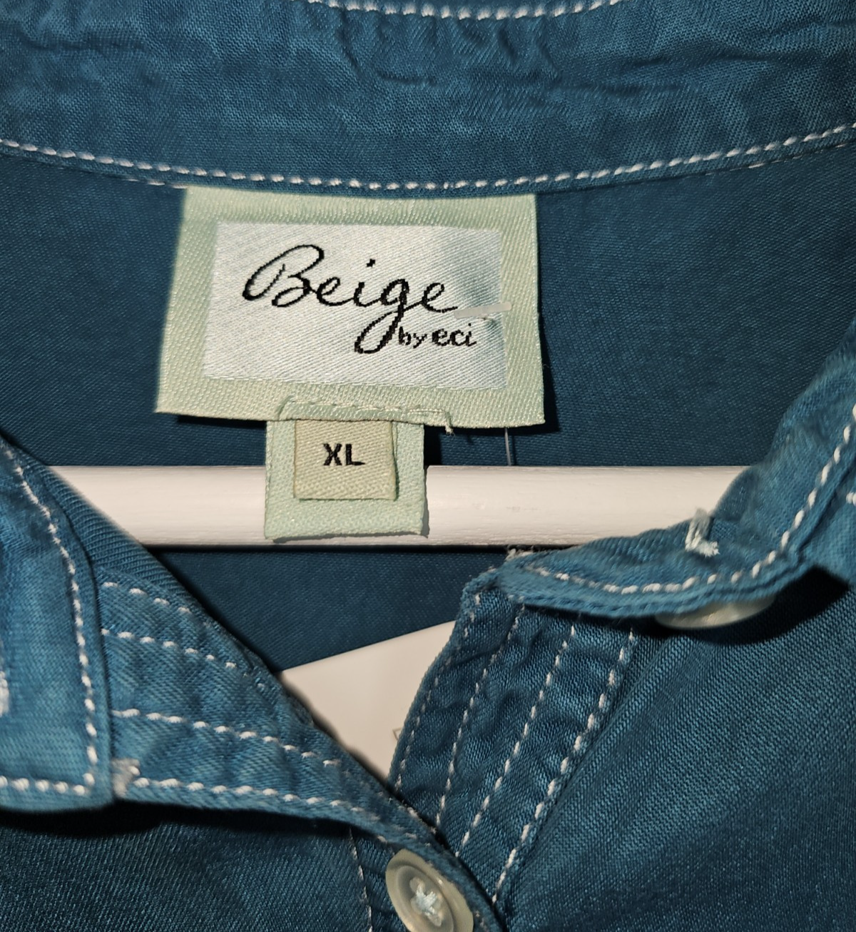 EK7267 Damen Kleid von Beige by eci, Türkis, Gr.XL1