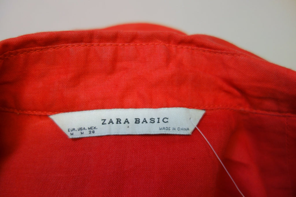 EK0577 Damen Weste von Zara Basic, rot, M4