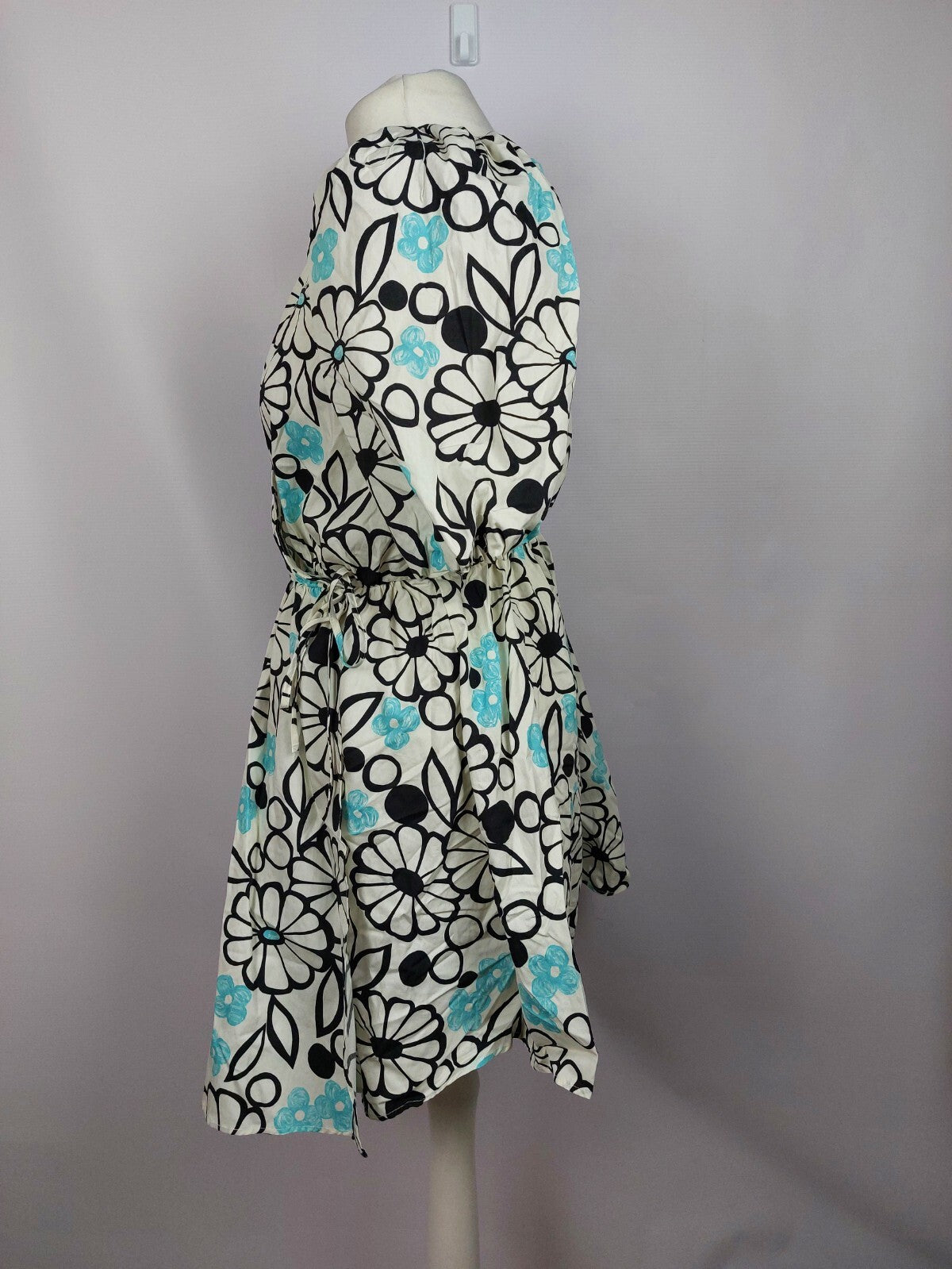 EK5111 Buntes Wickelkleid von ZARA für Damen, Gr. M4