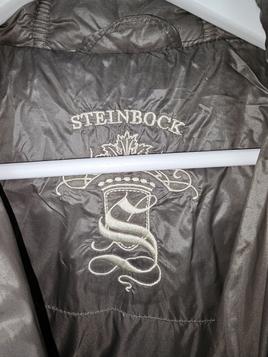 EK8734 Damen Mantel von Steinbock, Grau, Gr. Ca. M/L2