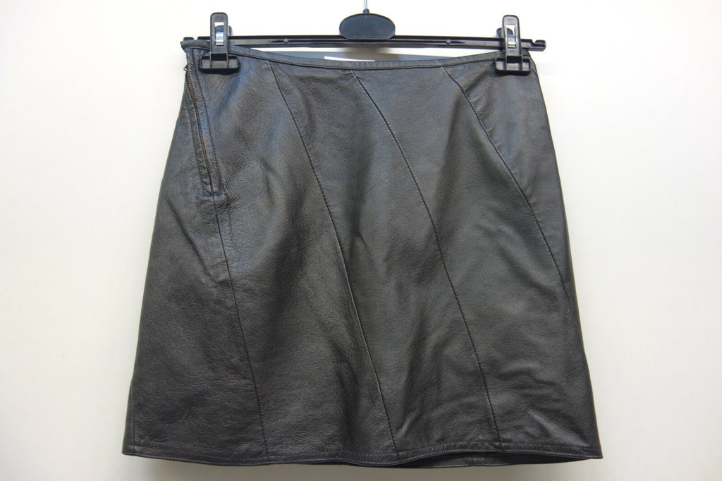 EK1125 Damen Lederrock von vero Moda, schwarz, Gr. S3