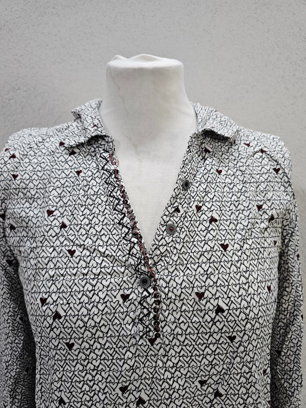 EK1077 Damen Bluse von Cecil, schwarz-weiß, Gr.S1
