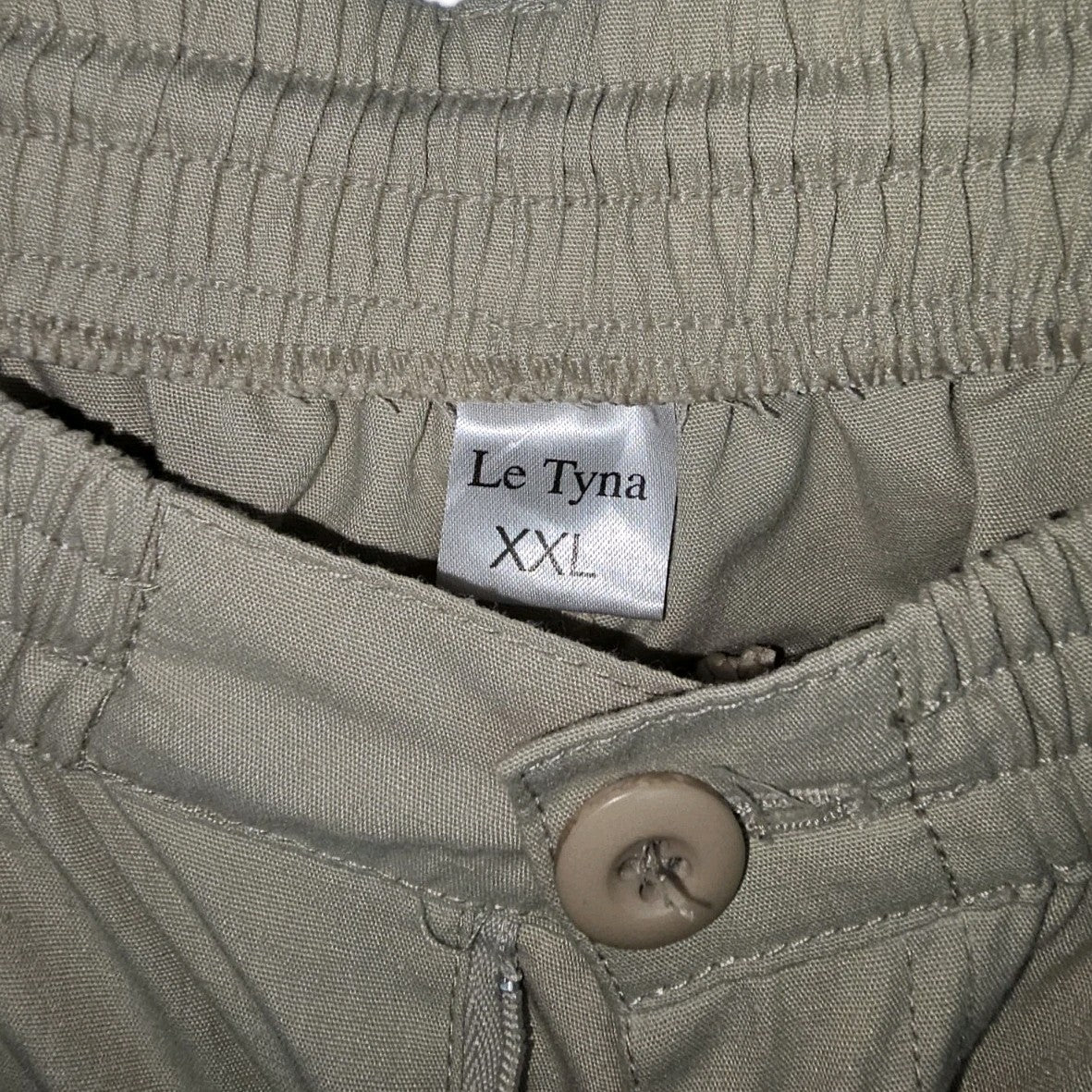 EK11098 Damen Cargohose von Le Tyna, Beige, Gr. 2XL1
