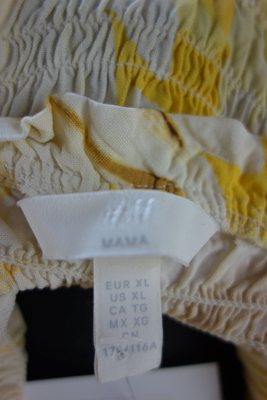 EK3865 Damen Kleid von H&M, gelb, Gr. XL4