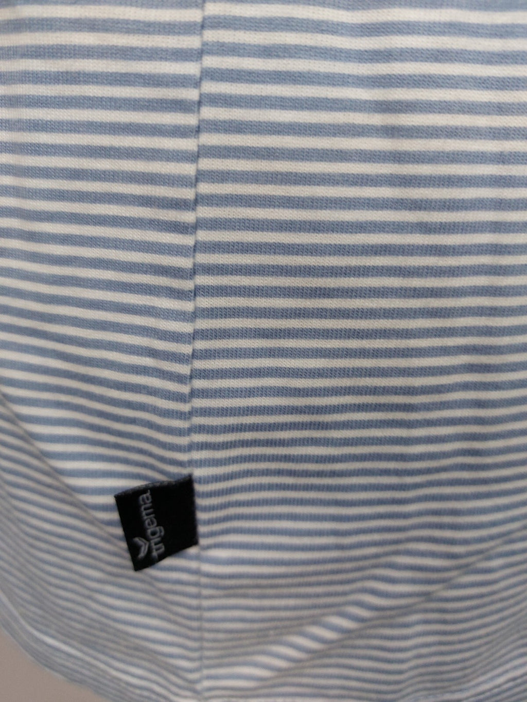EK1312 Damen T-Shirt von Trigema, blau/weiß gestreift, Gr. S3