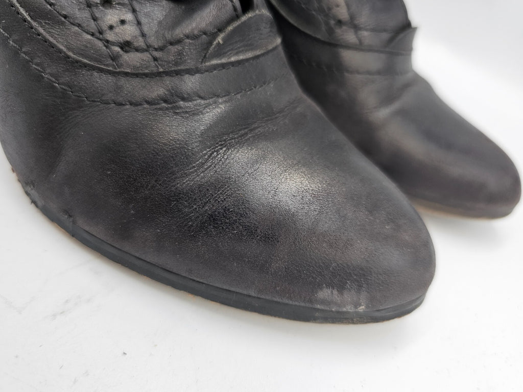 ES0341 Damen Stiefeletten von Roberto Santi, schwarz, Gr. 405
