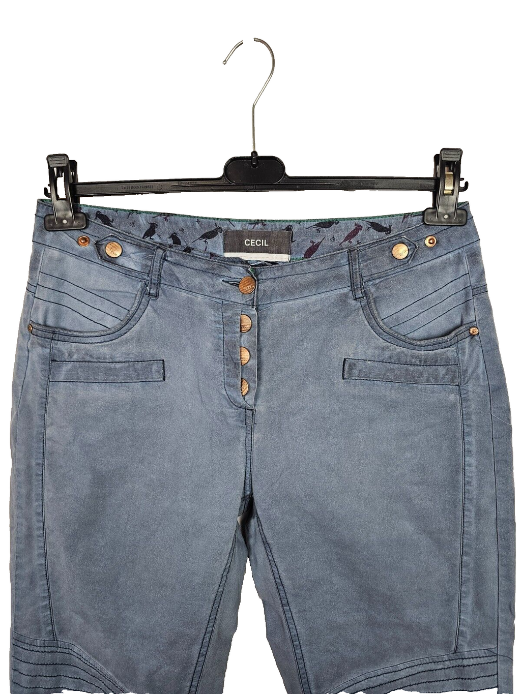 EK6610 Damen Chino Shorts von CECIL, Blau, Gr.281