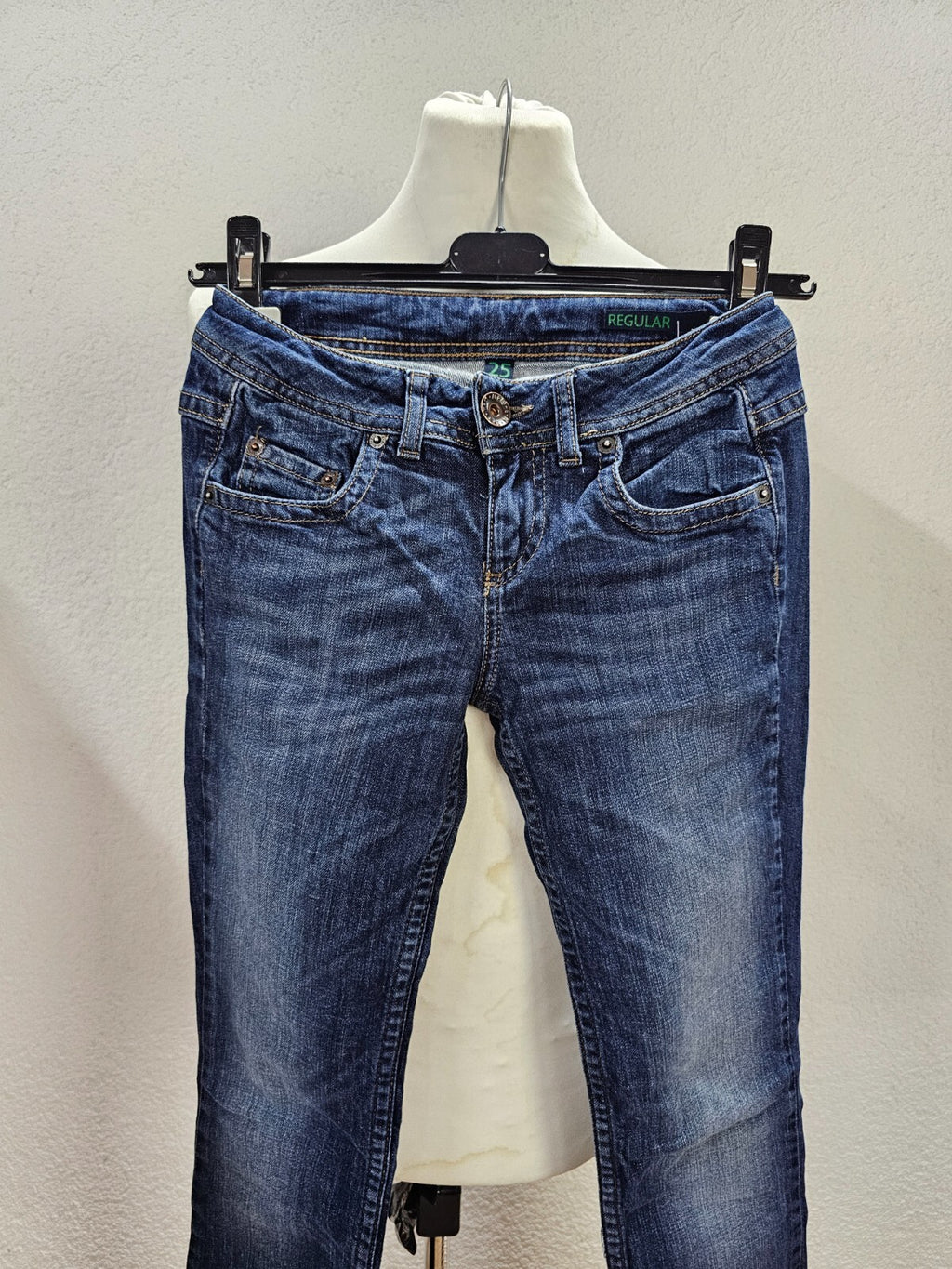 EK6190 Damen Jeans von Benetton, blau, Gr. W251