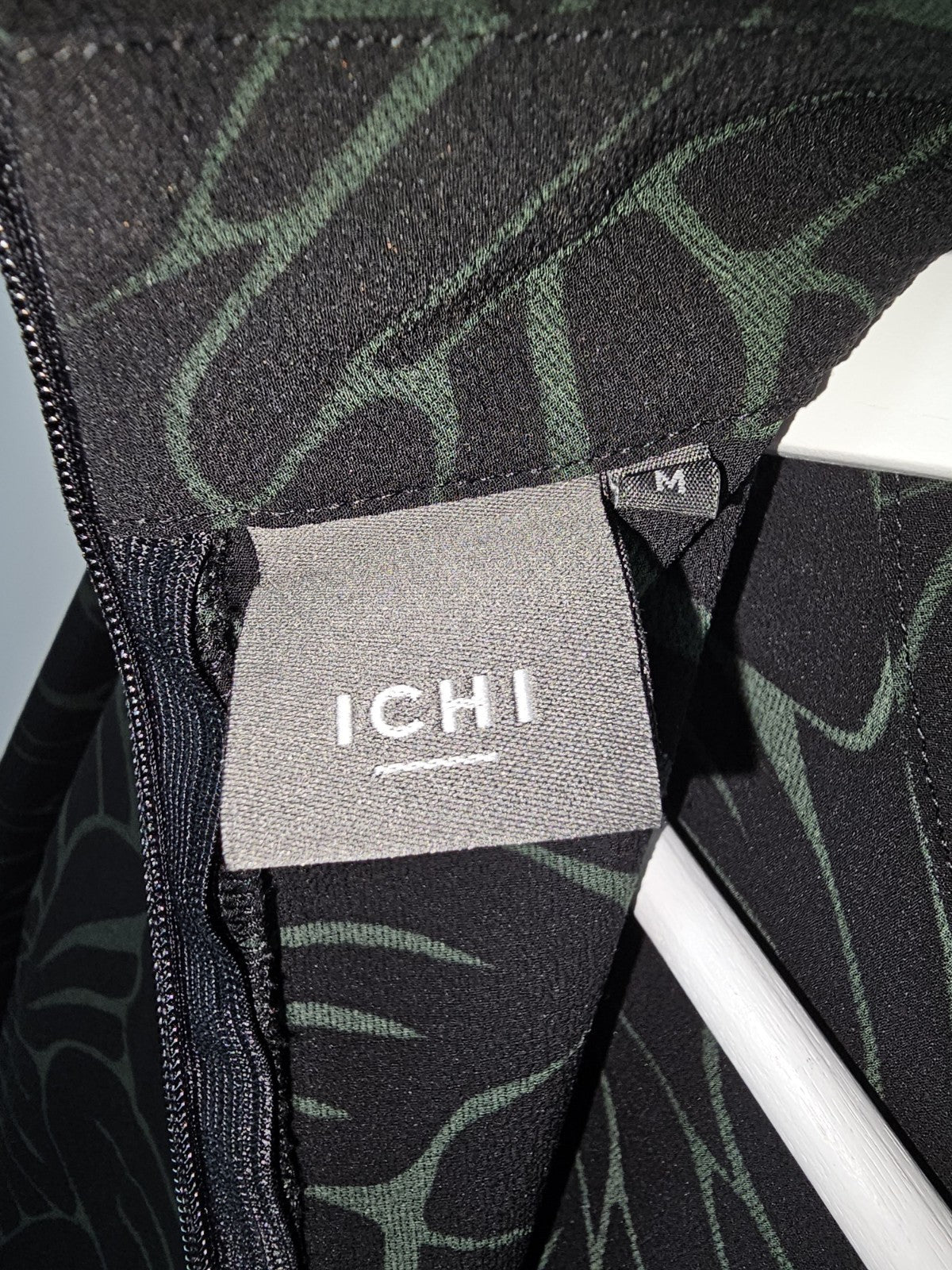 EK8057 Damen Bluse von Ichi, schwarz-grün, Gr.M5