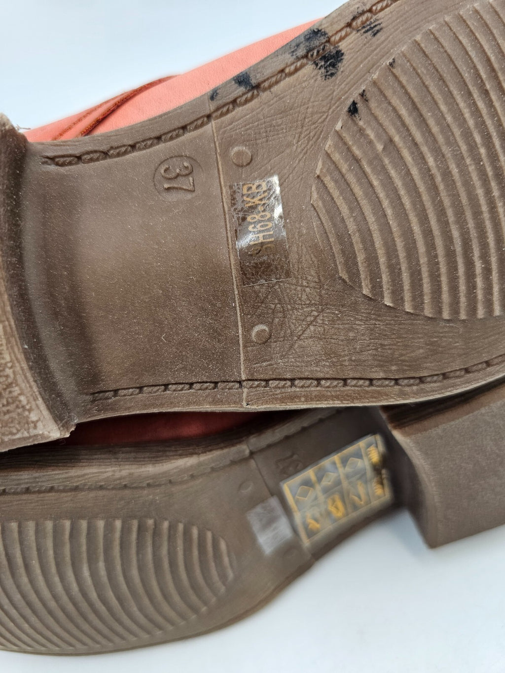 ES0504 Damen Stiefeletten, indianred, Gr. 377