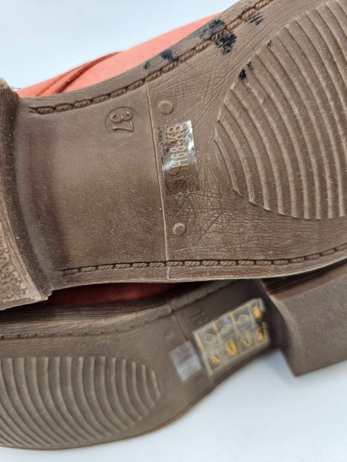 ES0504 Damen Stiefeletten, indianred, Gr. 377