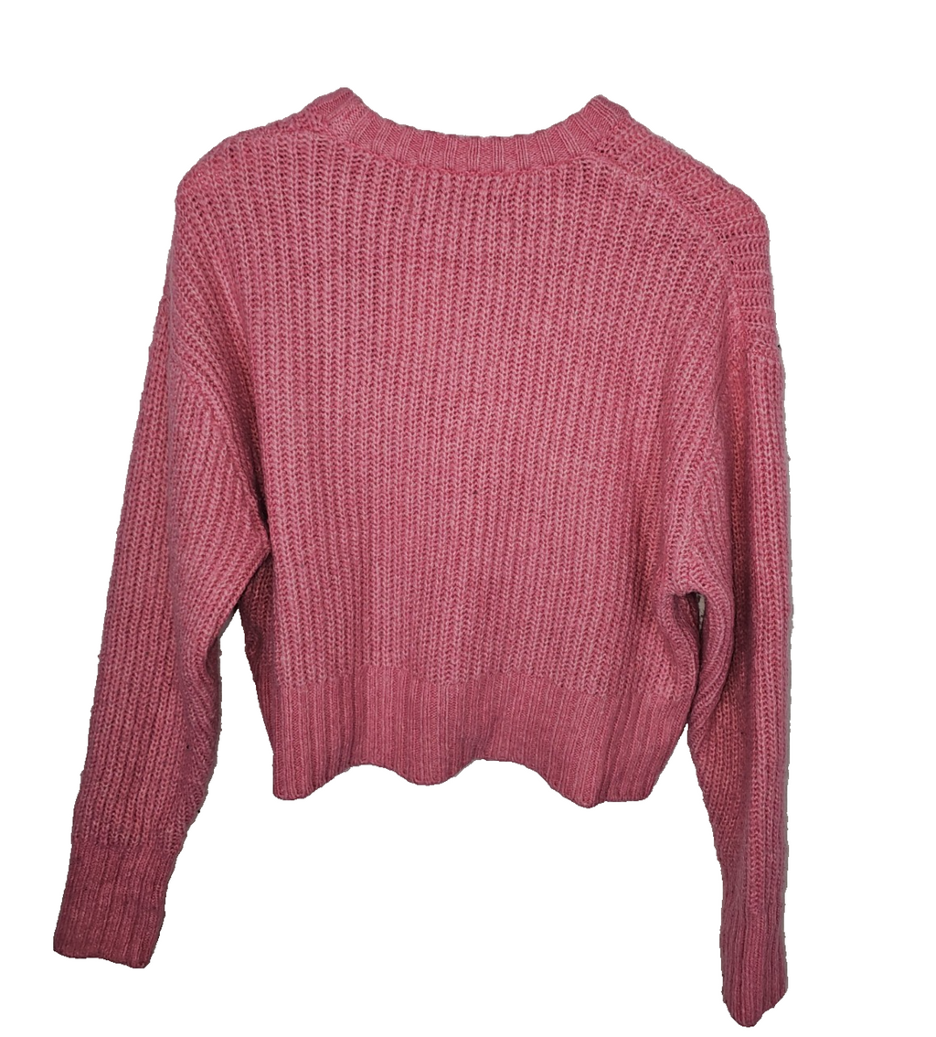 EK7526 Damen Strickpullover von New Yorker, Pink, Gr. XS5