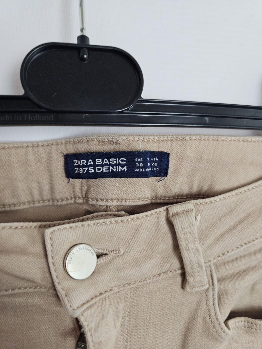 EK9187 Damen Jeans von Zara, Altrosa, Gr. 382
