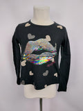 EK4401 Mädchen Langarmshirt von Desigual, schwarz, Gr. 110/1160