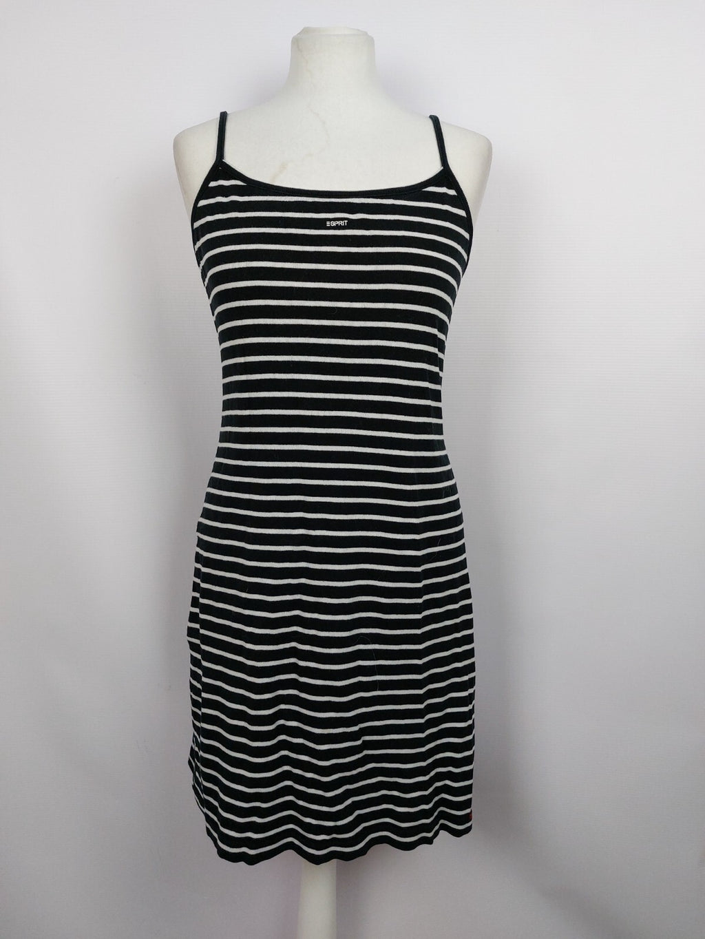 EK3185 Damen Kleid von Esprit, schwarz-weiß, Gr.L0