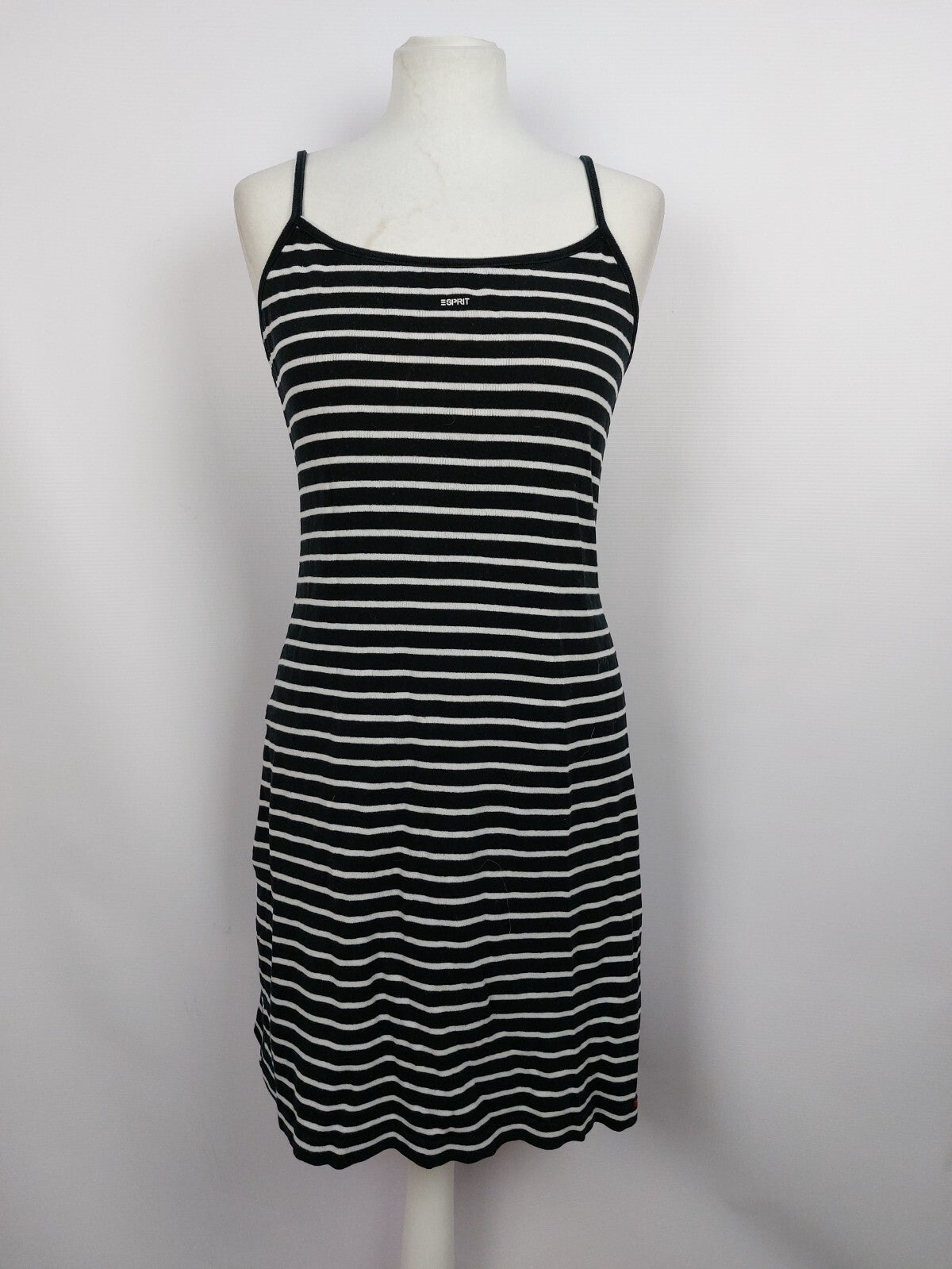 EK3185 Damen Kleid von Esprit, schwarz-weiß, Gr.L0