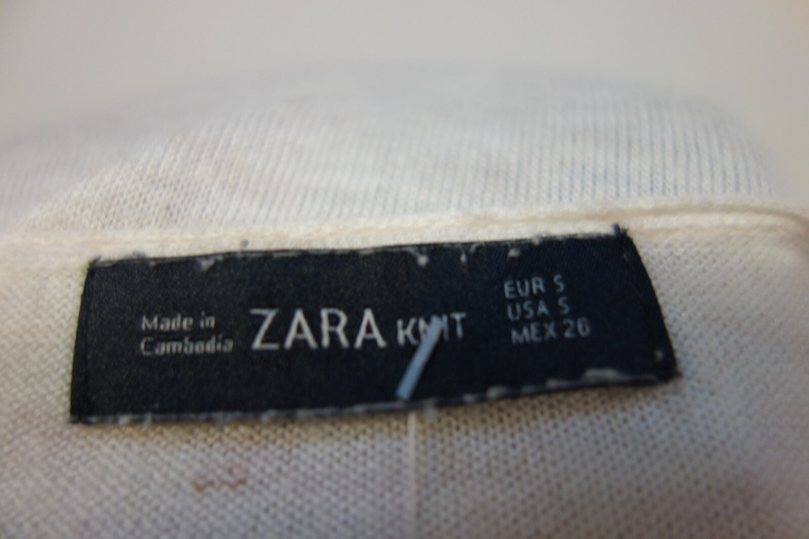 EK3123 Damen Shirt von Zara, beige, Gr. S4