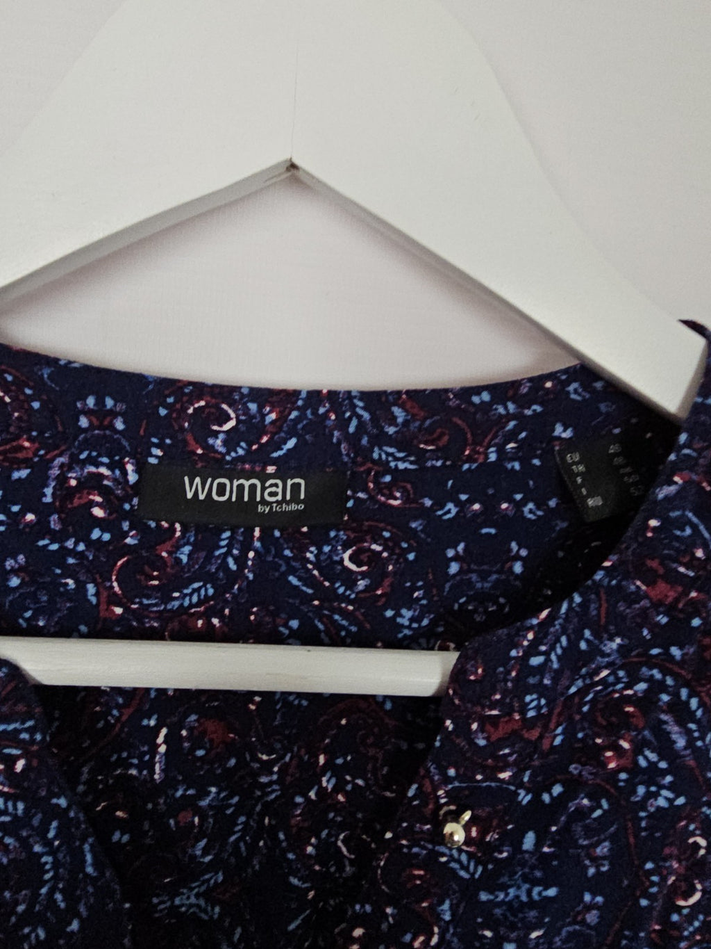 EK8713 Damen Bluse von Woman, Blau, Gr.ca 461