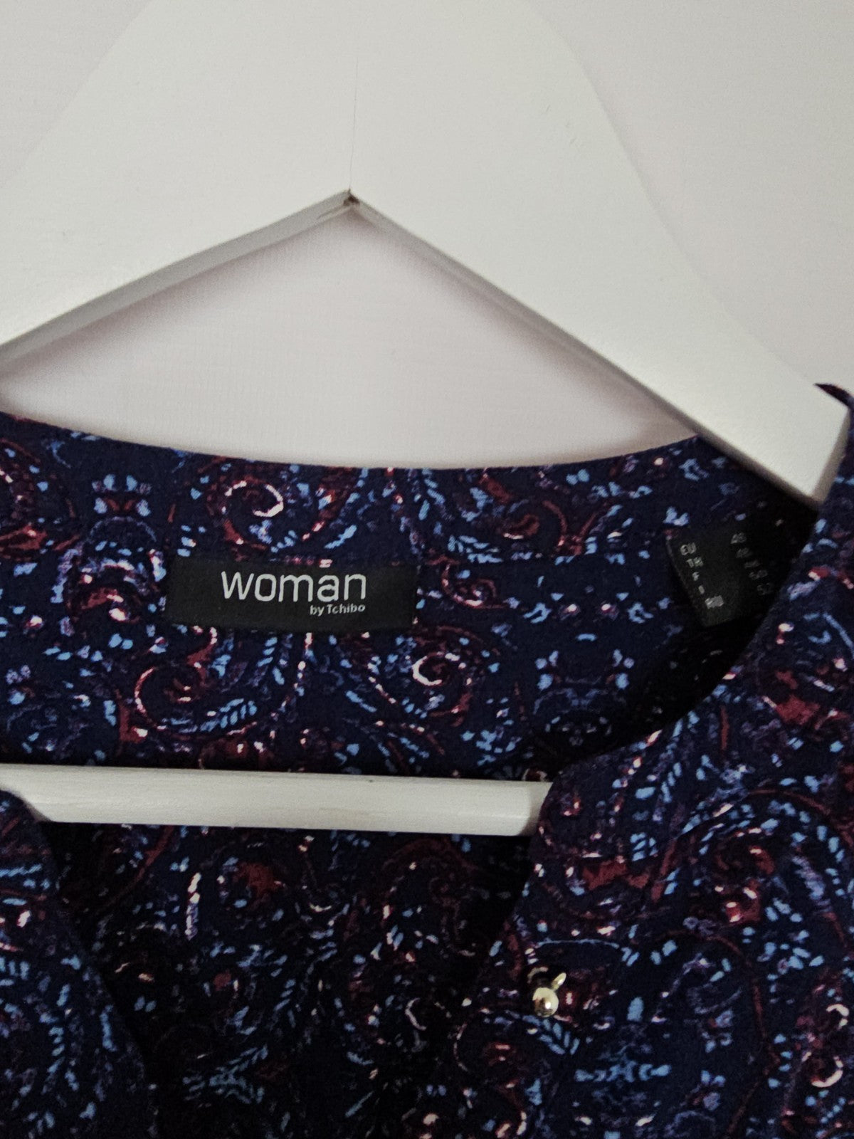 EK8713 Damen Bluse von Woman, Blau, Gr.ca 461