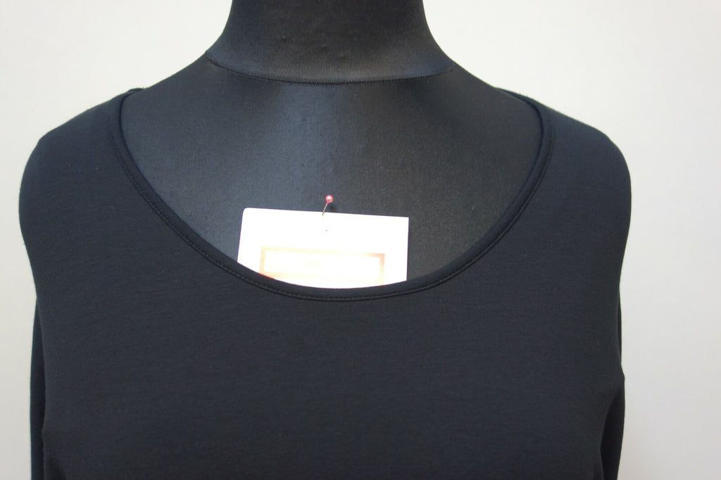 EK1142 Damen Longshirt von Doris Streich, schwarz, Gr. 401