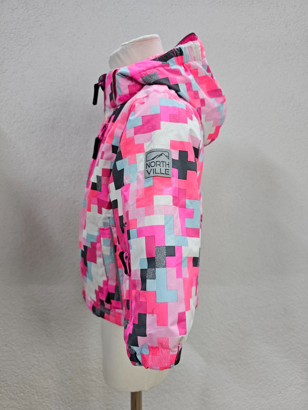 EK6280 Mädchen Winterjacke von C&A pink, Gr.982