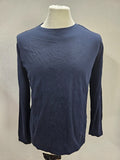 EK2709 Herren Langarmshirt von Lands End, dunkelblau, Gr. M0