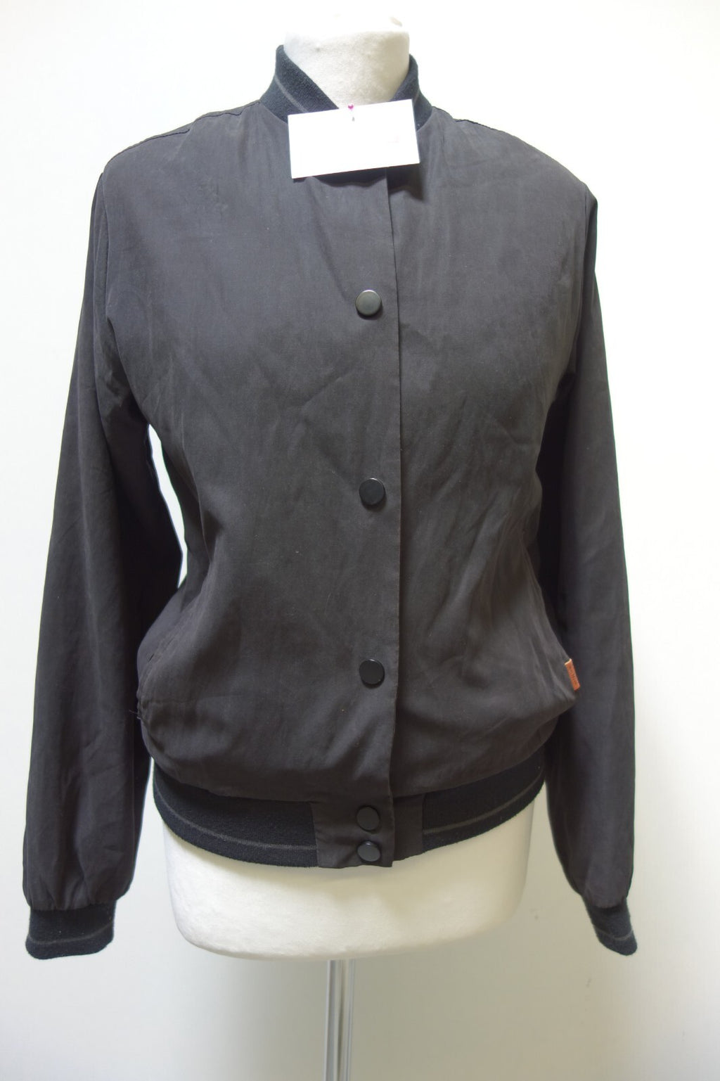 EK1814 Damen Bomberjacke von Pull & Bear, grau, S0