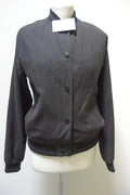 EK1814 Damen Bomberjacke von Pull & Bear, grau, S0