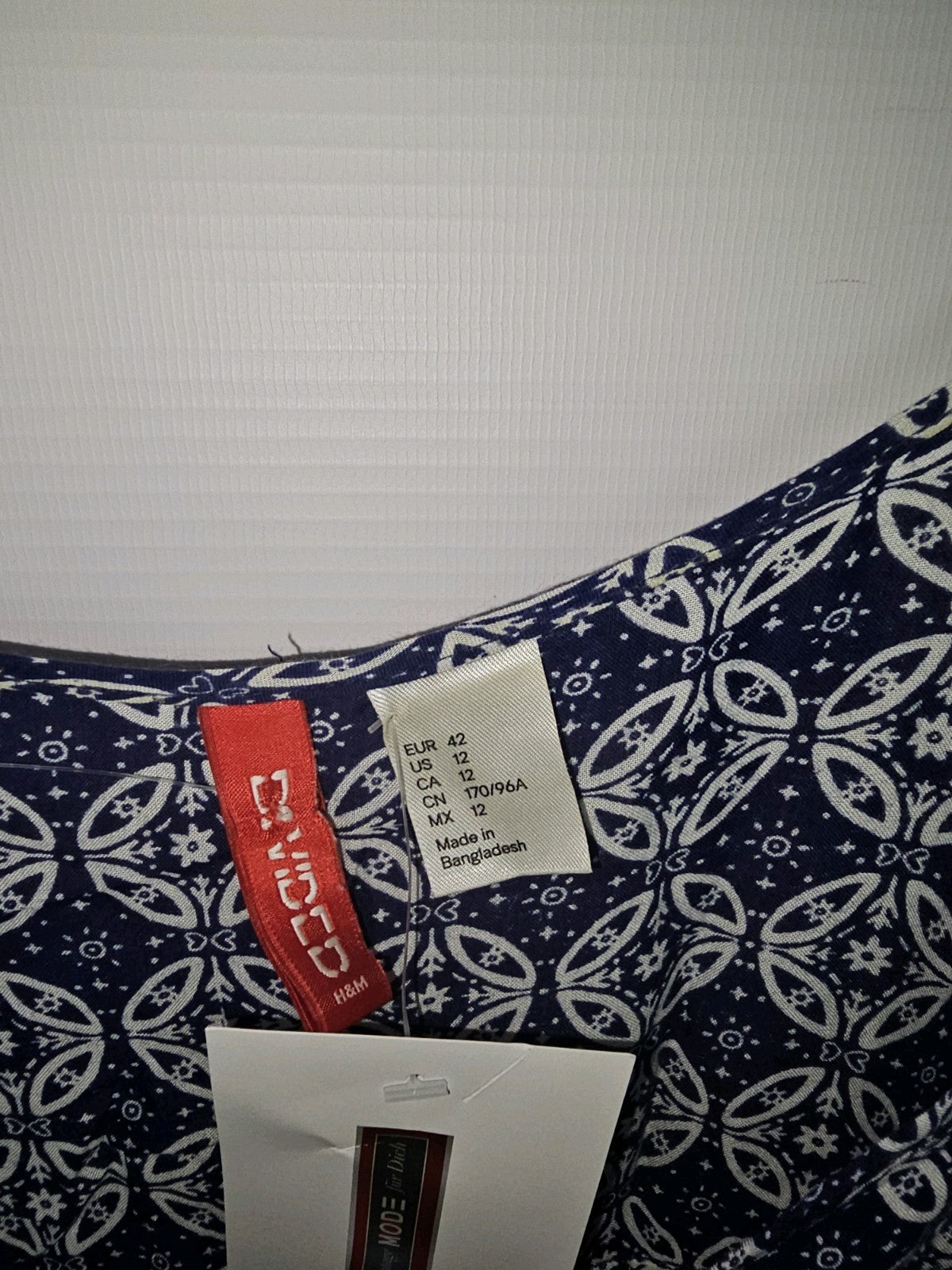 EK8852 Damen Kleid von H&M, Blau, Gr. 422