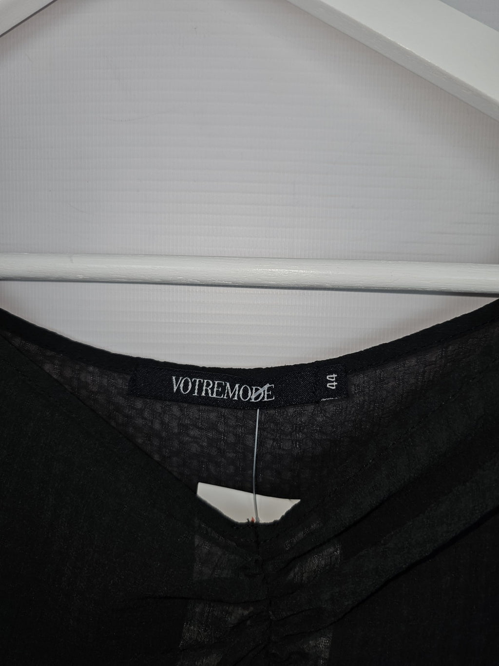 EK8395 Damen Bluse von Votremode, Schwarz, Gr. 442