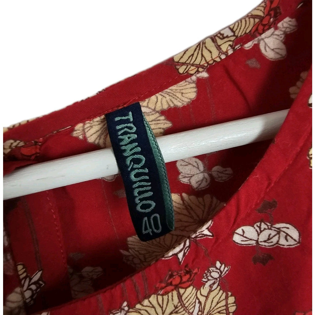 EK10887 Damen Bluse von Tranquillo, Rot, Gr. 401