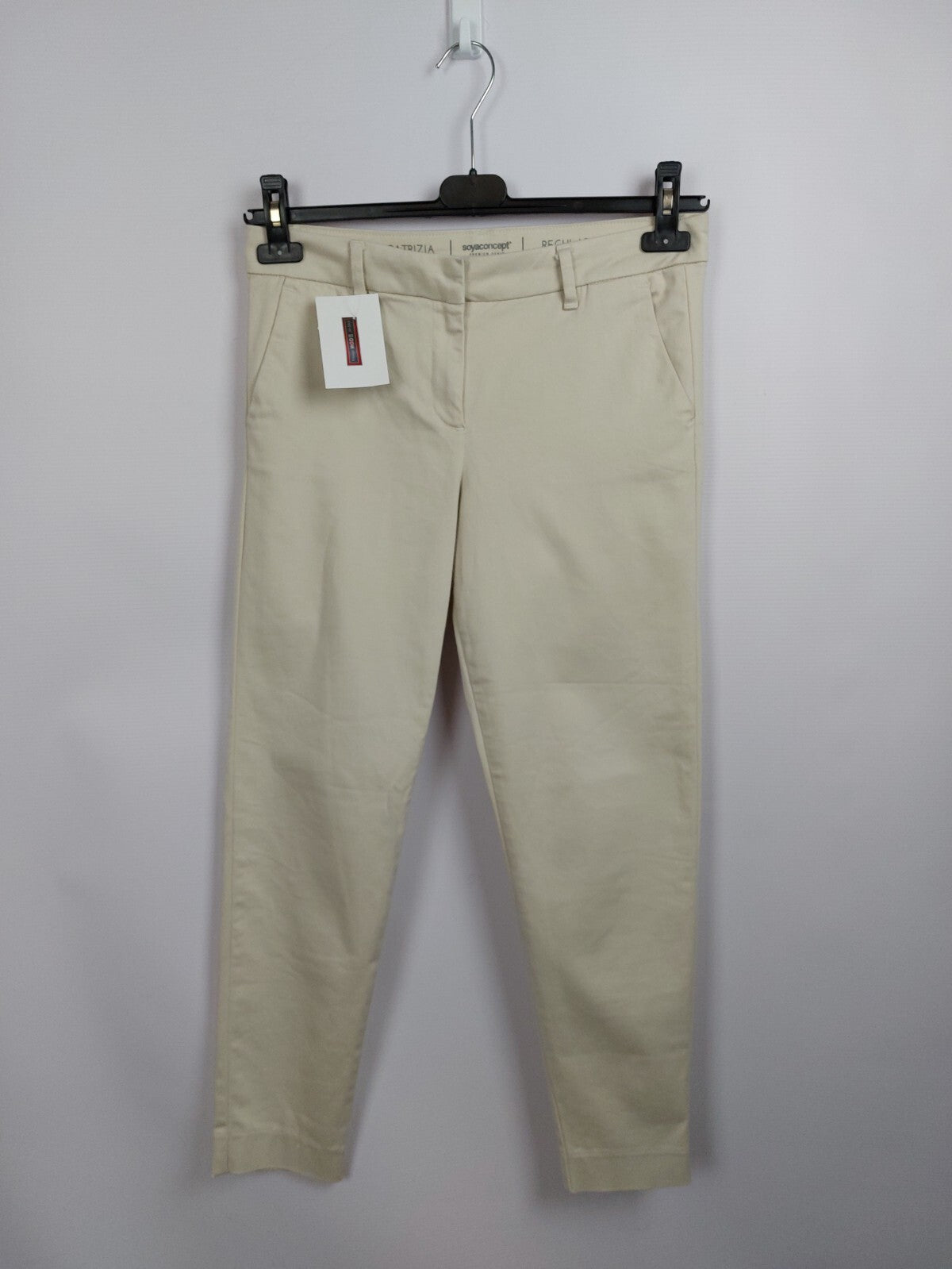 EK4614 Damen Stoffhose von Soyaconcept, beige, Gr.38 Patriza Skinny0