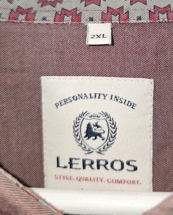 EK8463 Herren Hemd von Lerros, rot, Gr.2XL2