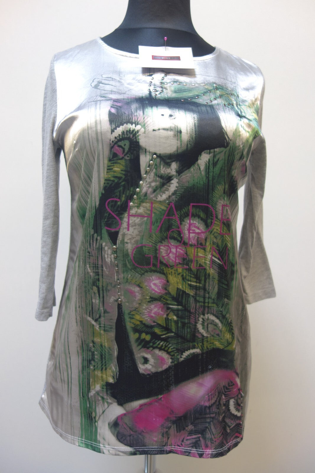 EK1576 Damen Shirt von Betty Barclay, grau, Gr. L0