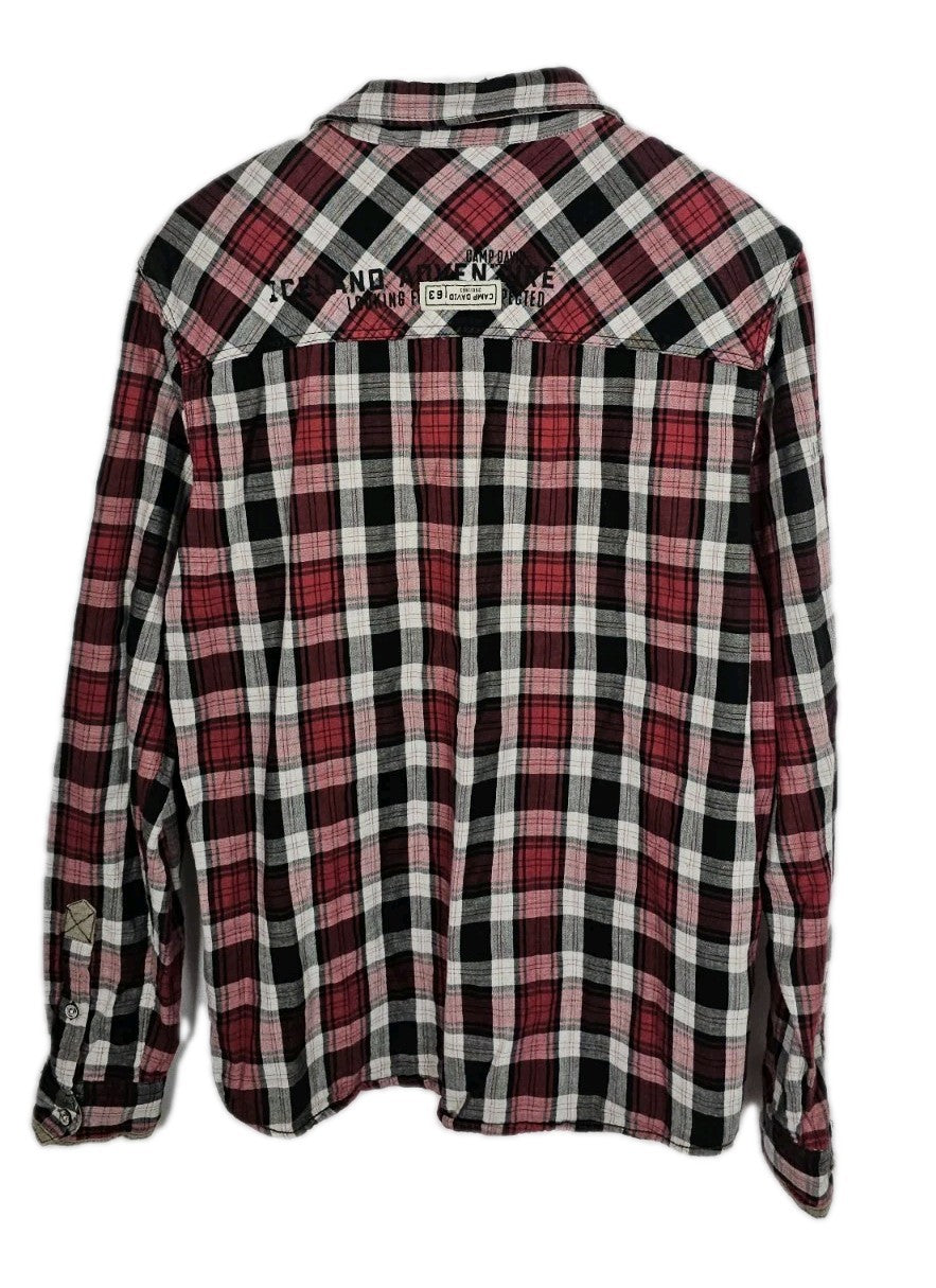 EK9600 Herren Hemd von Camp David, Rot, Gr. M3