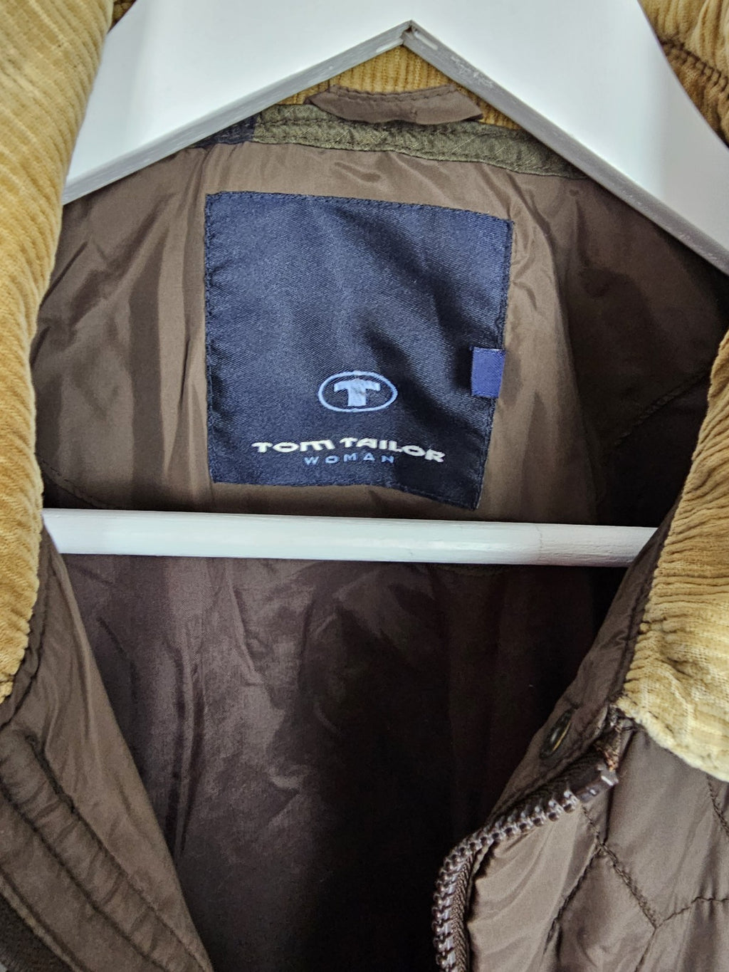 EK7635 Damen Steppjacke von Tom Tailor, Braun, Gr. M2