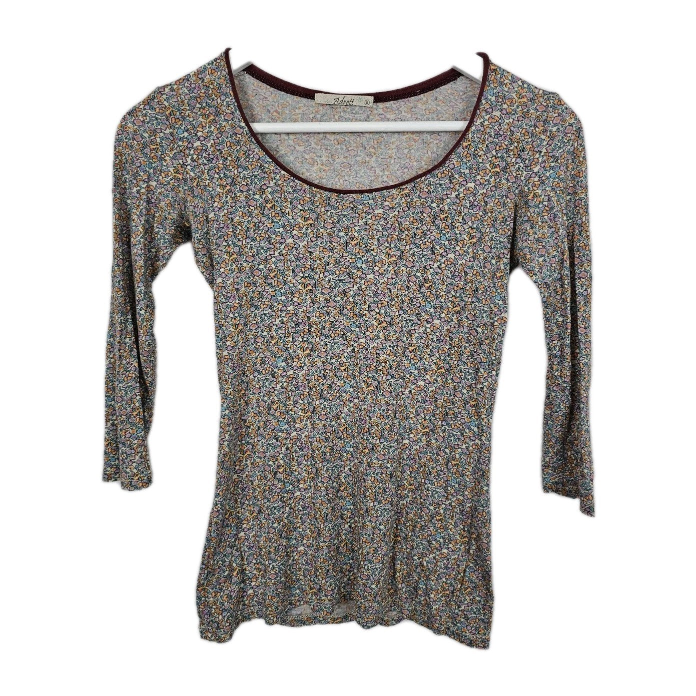 EK8125 Damen Shirt von Adrett, Mehrfarbig, Gr.S0