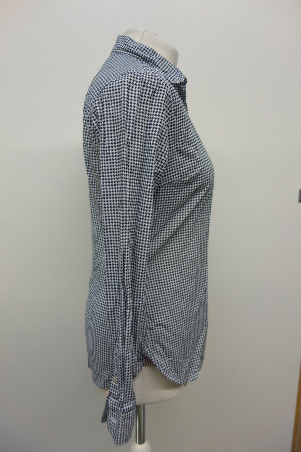 EK1402 Damen Bluse von Tommy Hilfiger, schwarz/weiß, Gr. 43