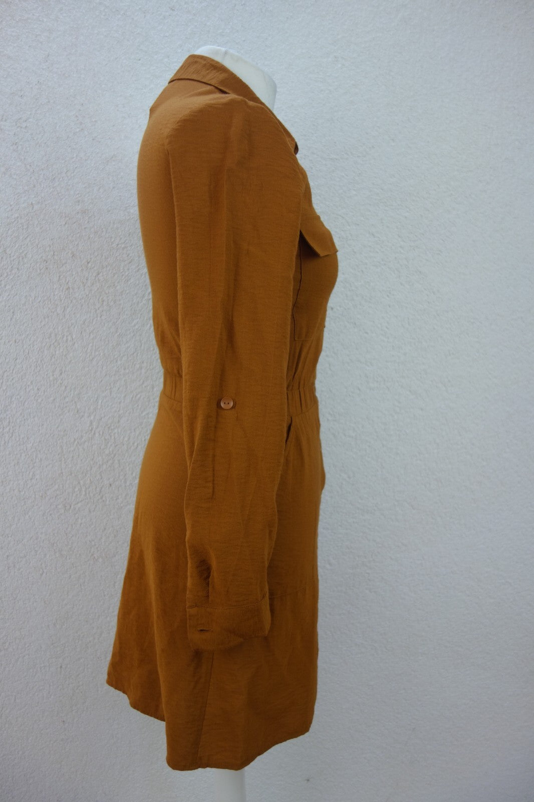 EK3827 Damen Blusenkleid von Tally Weijl, braun, Gr. S3