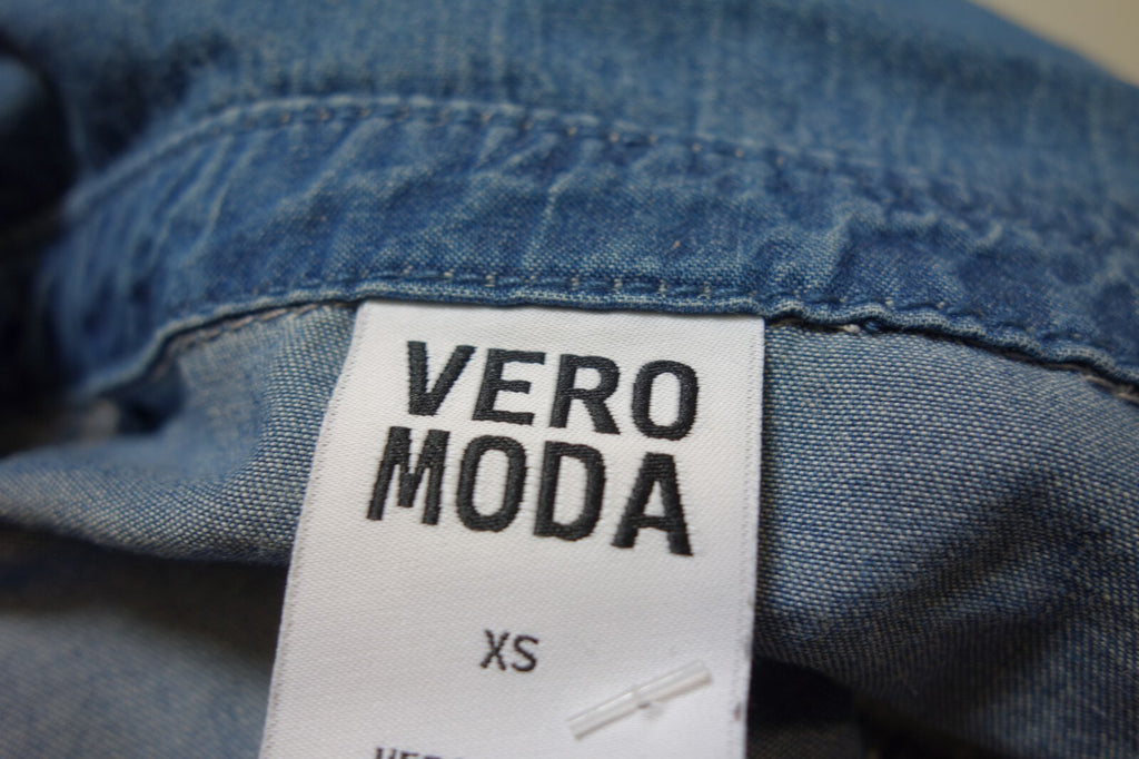 EK1585 Damen Bluse von Vero Moda, blau, Gr. XS4