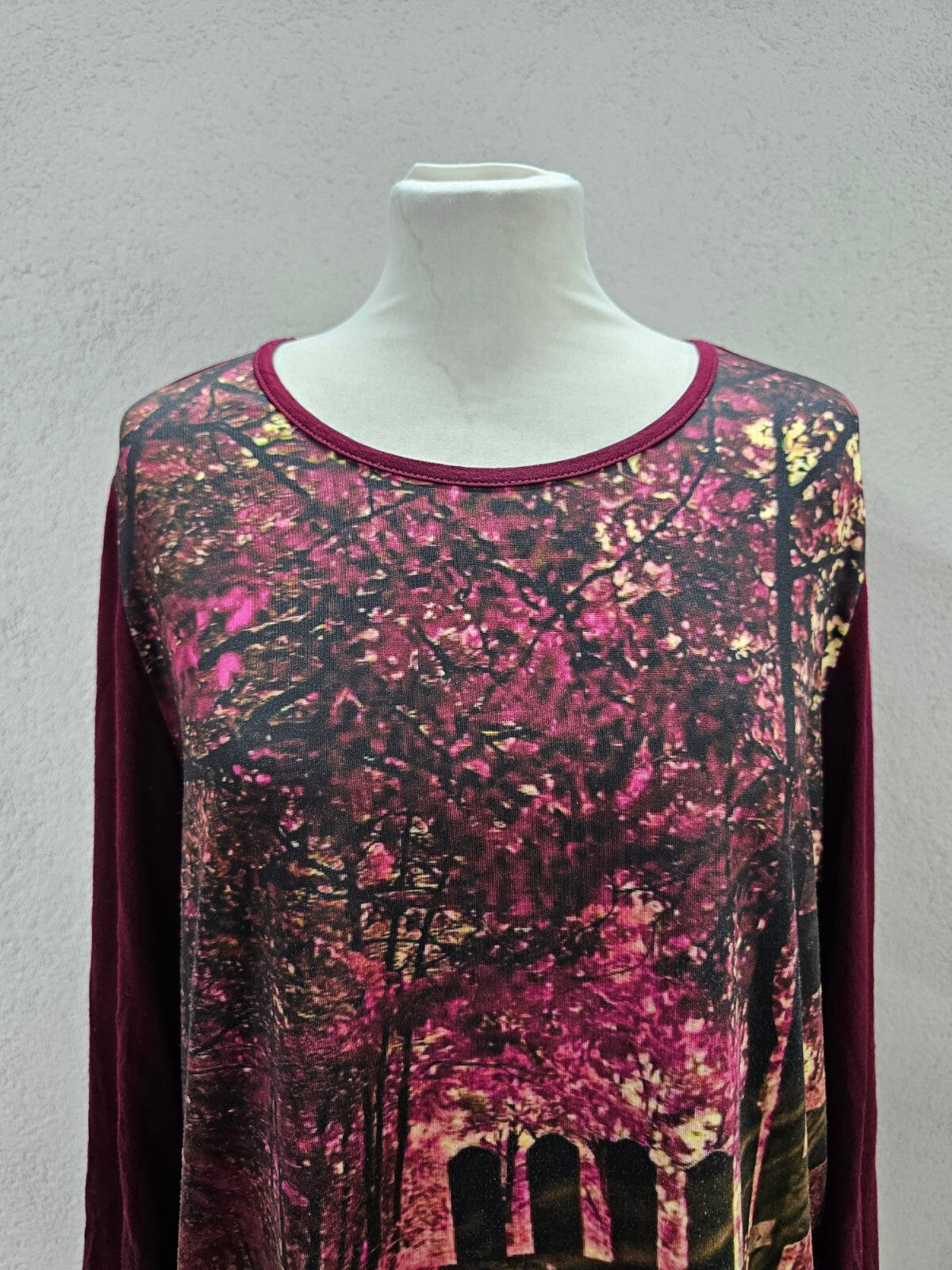 EK5923 Damen Langarmshirt von Paola!, rot, Gr.L (Größentabelle)1