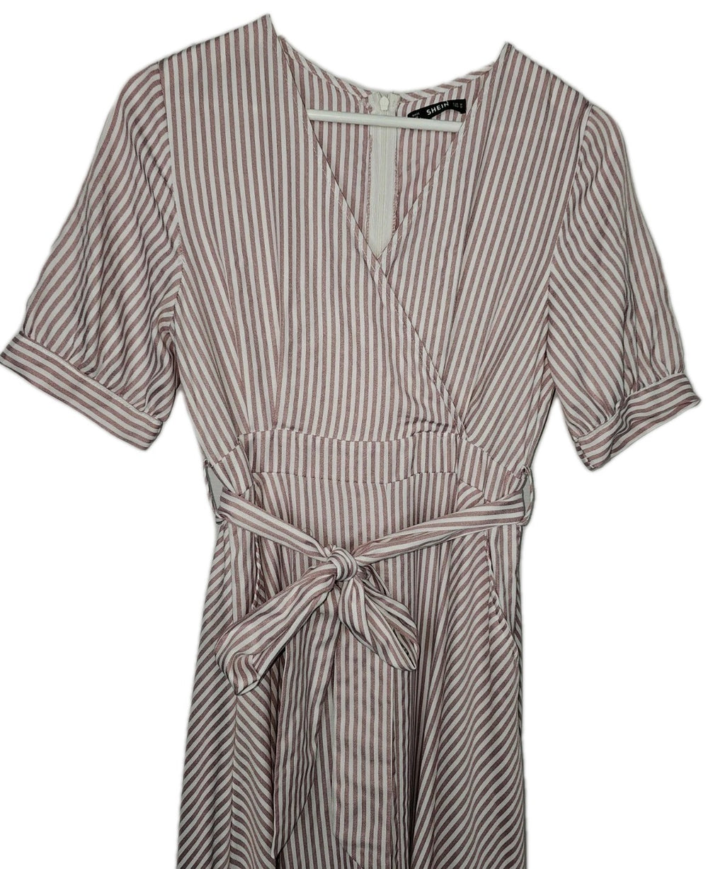 EK9378 Damen Kleid von Shein, Weiß/Rosa, Gr. M1