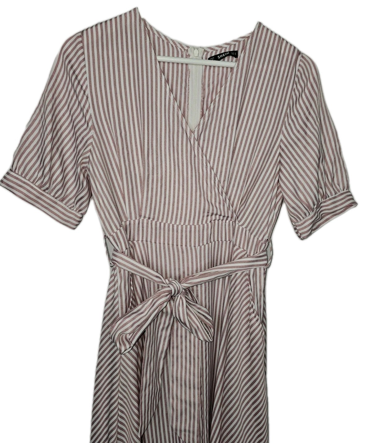 EK9378 Damen Kleid von Shein, Weiß/Rosa, Gr. M1