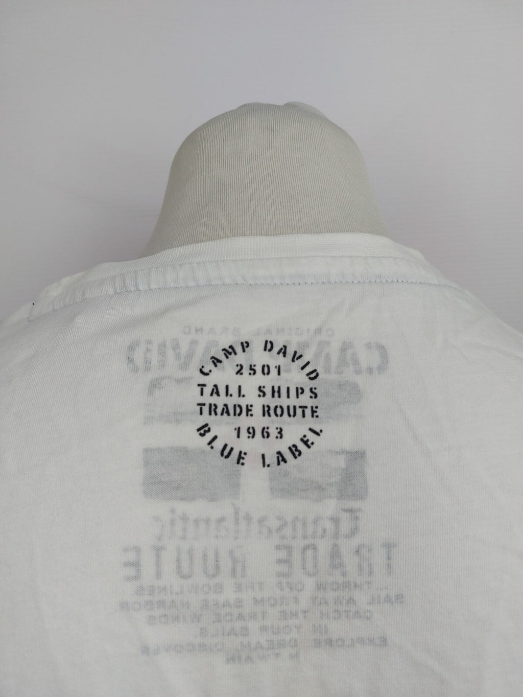 EK3499 Herren T-Shirt von Camp David, weiß, Gr.M5