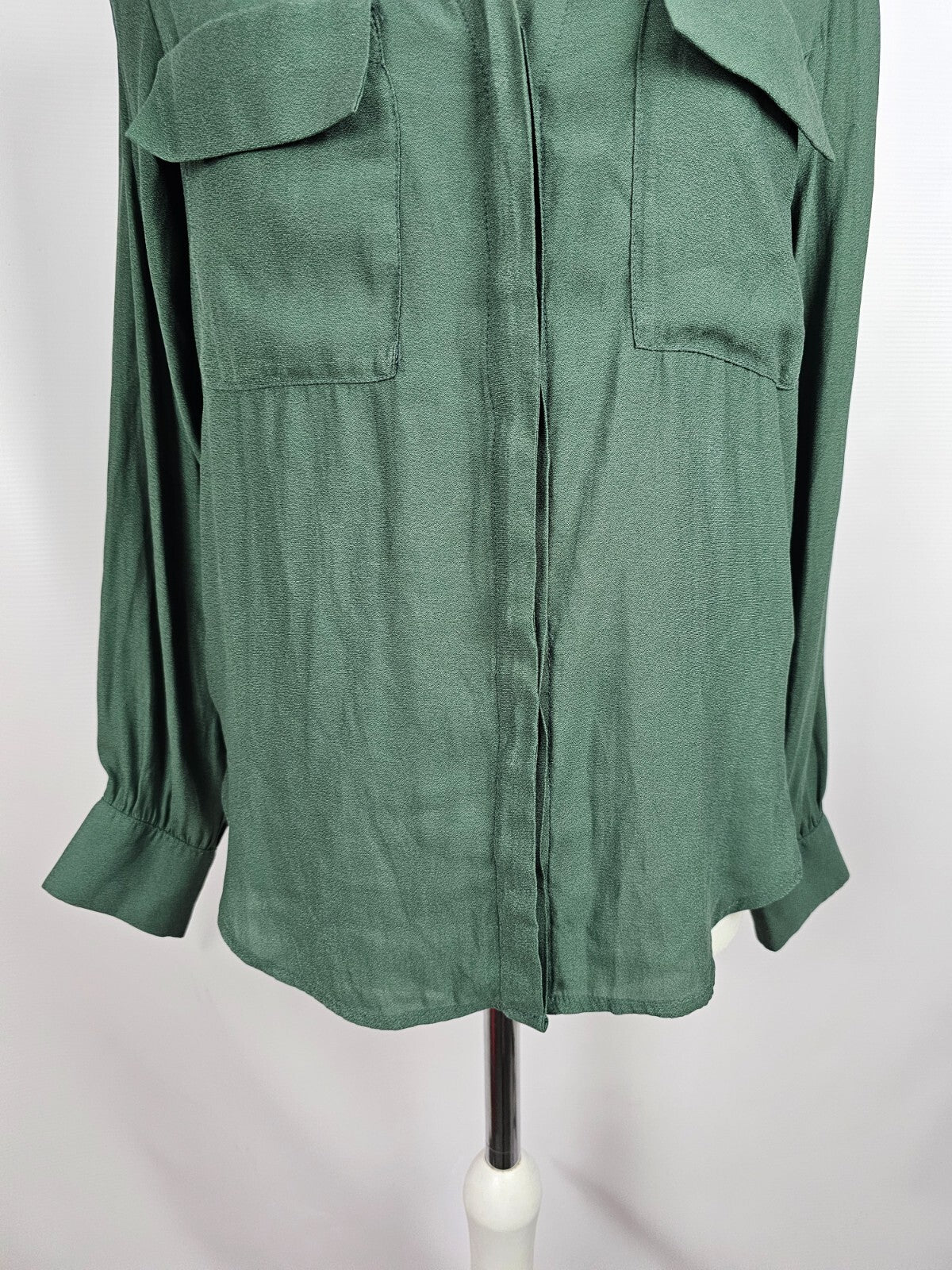 EK5620 Damen Bluse von H&M, grün, Gr. 382