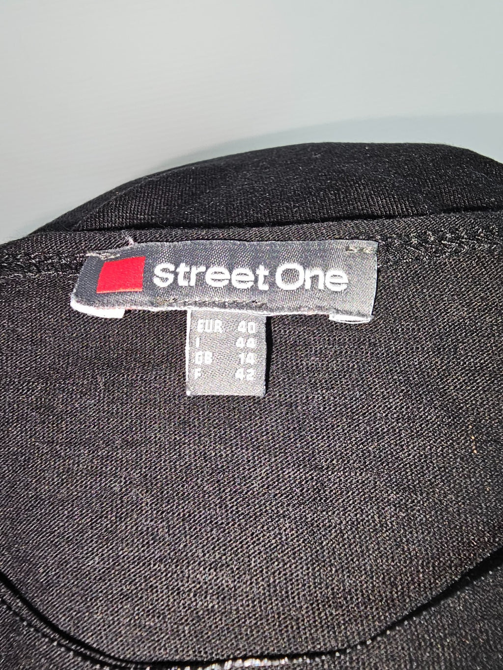 EK6504 Damen T-Shirt von Street One, schwarz, Gr.403