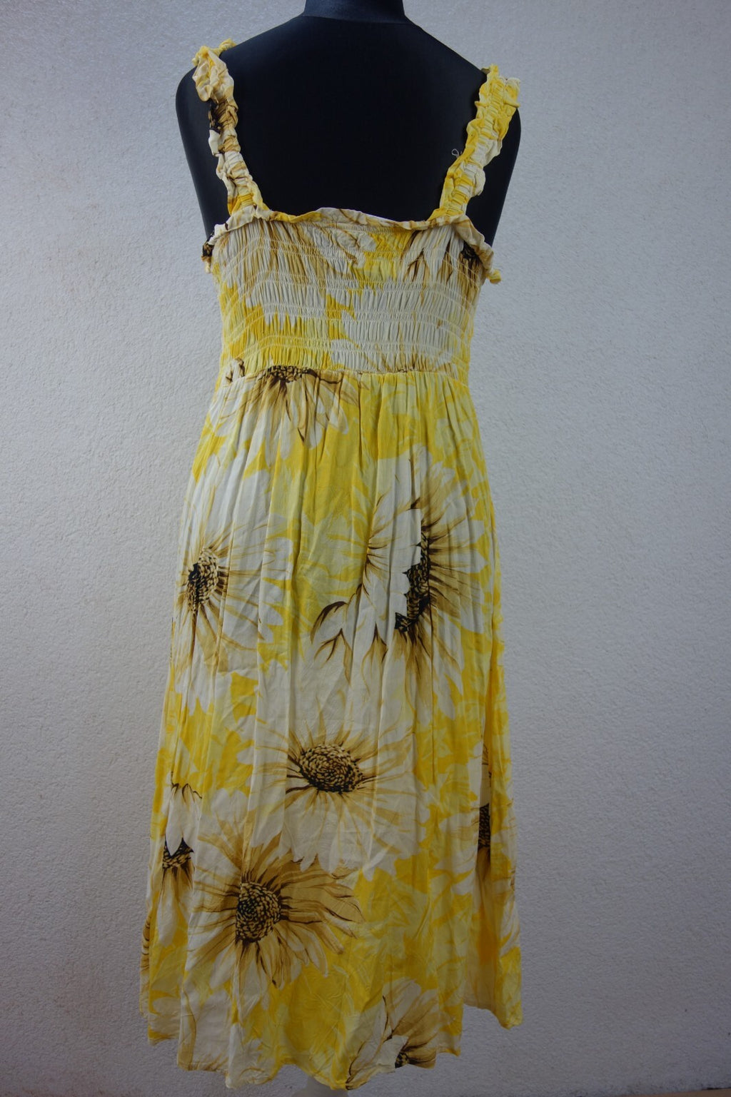 EK3865 Damen Kleid von H&M, gelb, Gr. XL3